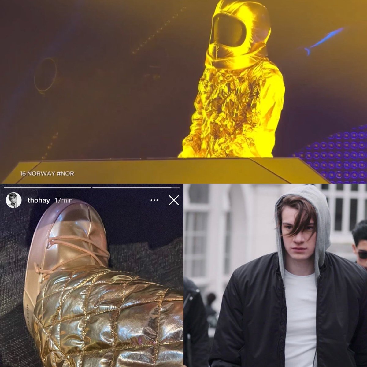 simonemalec's tweet photo. cant get over the conspiracy theory that william from skam is norway's dj #Eurovision https://t.co/rxH5RWP92l