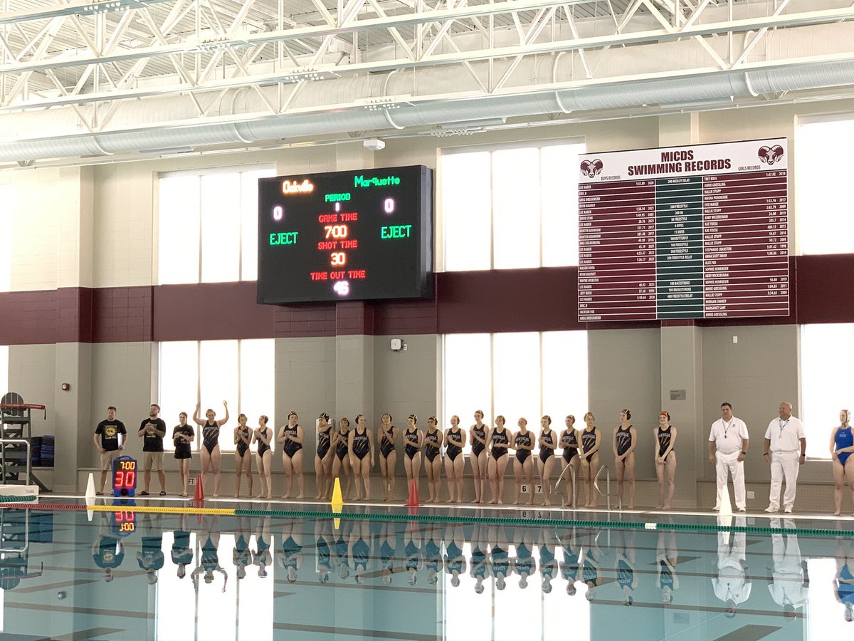 OHSWaterPolo's tweet photo. Humbled and excited to say that the Lady Tigers have won the state championship! Their faces say it all. This team earned it. What a storybook ending for these seniors! @OHS_Tigers @MOWaPo https://t.co/SNgUQLRyNY