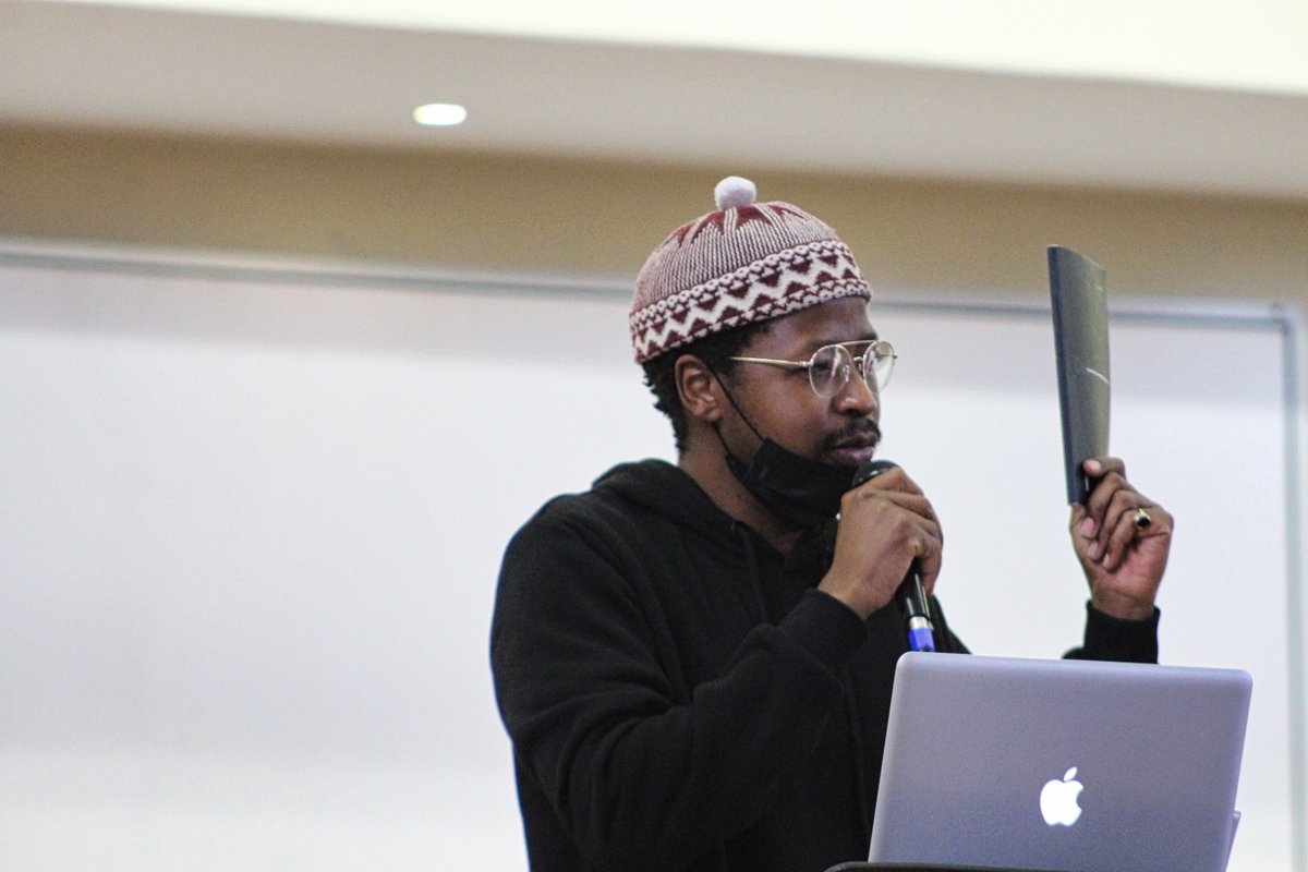 MICentre4Music's tweet photo. Last Saturday we hosted a Black Music Meta event where @mogorosi_tumi engaged the audience on #blackliberation through the prism of the #Black #Radical tradition as a framework, he also led a live review of some of his essays that focus on the Black Sonic as a dislocated episteme https://t.co/n2LKWL113u