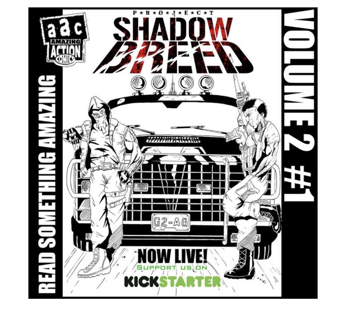 Still plenty of chances to support our @kickstarter amazingactioncomics.com for details. #Projectshadowbreed  #amazingactioncomics  #comics #comicart #indiecomics #independentcomics #comicpublisher #independentcomicpublisher #readsomethingamazing #kickstarter