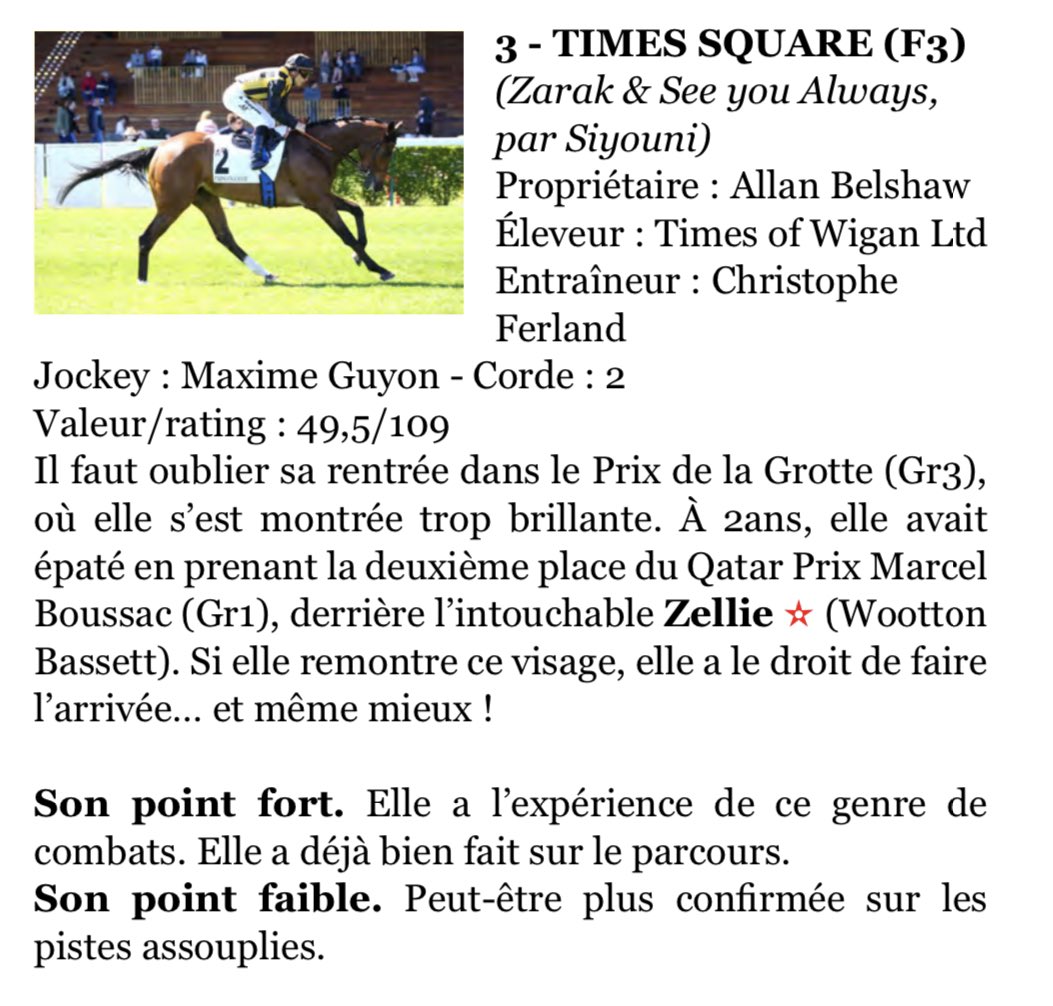 ASM_Bloodstock's tweet photo. Big day for TIMES SQUARE who will run in the Gr.1 🇫🇷1,000 Gns tomorrow @paris_longchamp! A great 2nd in the Gr.1 Px Marcel Boussac last year, the @teamchferland trainee was bred for A. Belshaw @gouffern, a fantastic stud I have been working with as a bloodstock manager since 2017 https://t.co/4ExAqIG3Iy