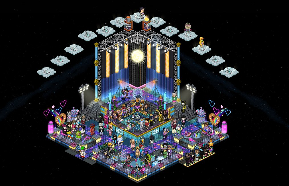 SerediFI's tweet photo. Paljon ihmisiä viisukatsomo finaali a lot of people in the Eurovision Song Contest Final! #Habbo #habboFIN #Eurovision @kalasaittinet @HabCat_ @HabboFi @Habbo https://t.co/CEuD7OTfRe