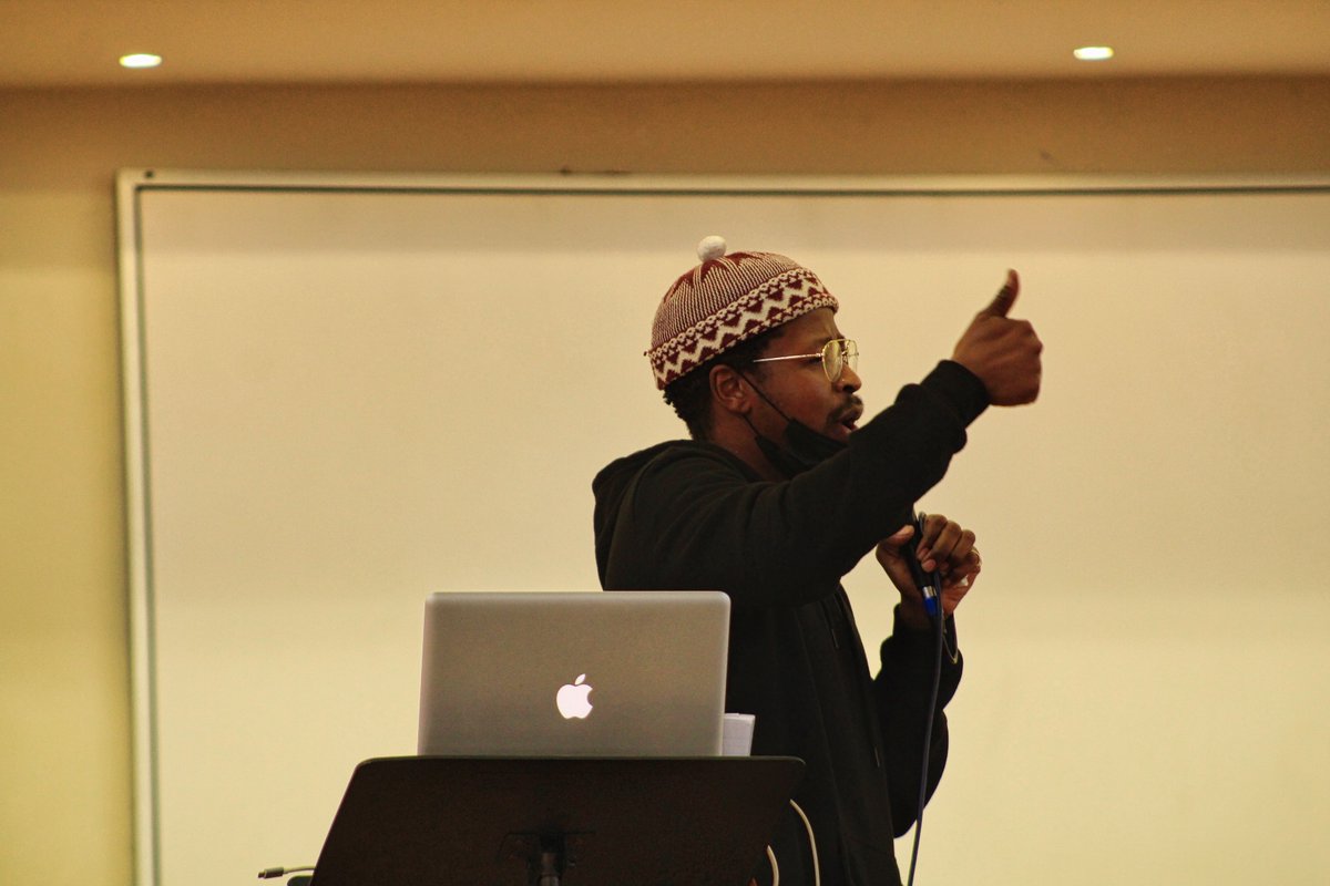 MICentre4Music's tweet photo. Last Saturday we hosted a Black Music Meta event where @mogorosi_tumi engaged the audience on #blackliberation through the prism of the #Black #Radical tradition as a framework, he also led a live review of some of his essays that focus on the Black Sonic as a dislocated episteme https://t.co/n2LKWL113u