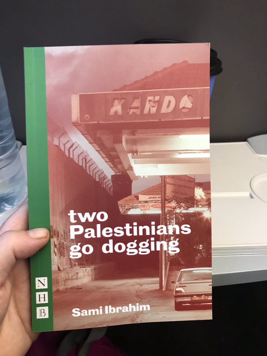 ‘Two Palestinians Go Dogging’ 

Inspiring piece of theatre - slap in the face wake me up theatre. 

Theatre that makes me want to claw out some time and get writing. ❤️ <a href="/royalcourt/">Royal Court</a>