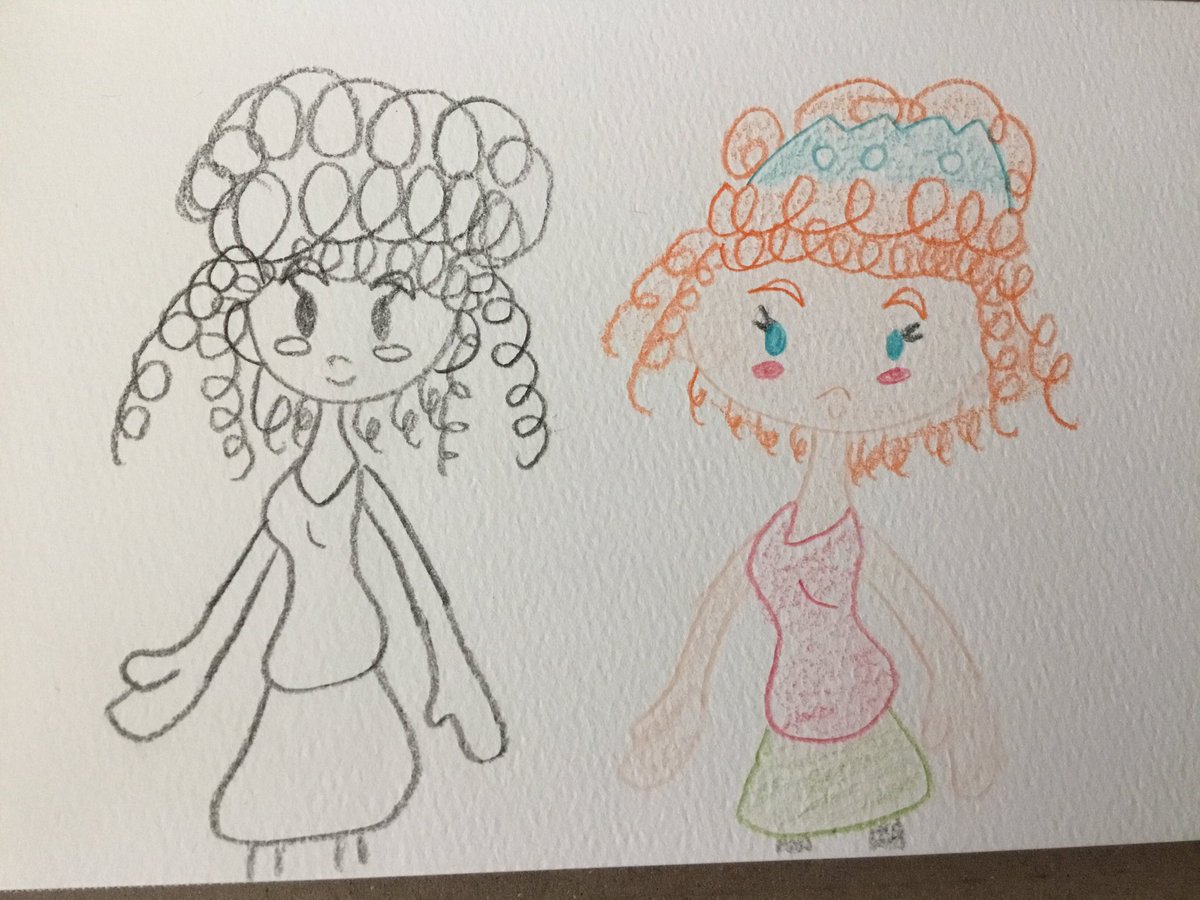 mary_goglia's tweet photo. Just practicing with some @FaberCastellUSA #colorpencils. :) #art #artist #KidlitAgentWeek #kidlitart #sketchbook @artezaofficial #artist #doodle #fun #drawing https://t.co/gRyj8uobWS