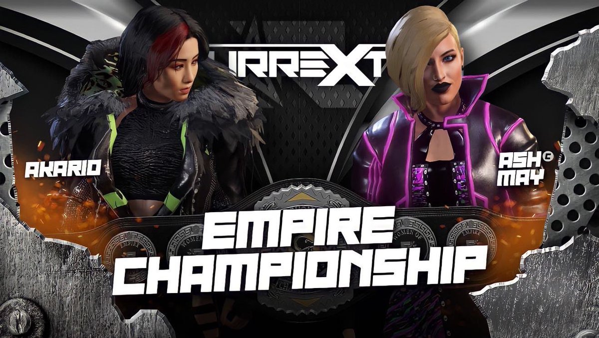 ThisIsRevolve2k's tweet photo. Both brands of revolve at InsurreXtion 2 will have a ladder match for the briefcase which will have 4 competitors and Akario takes on Ash May(c) for her Empire Championship. More matches will be confirmed soon!!!
———
#ANewChapter #ThisIsRevolve #WeAreRevolve #WWE2K22 https://t.co/lAgEpHyqH4