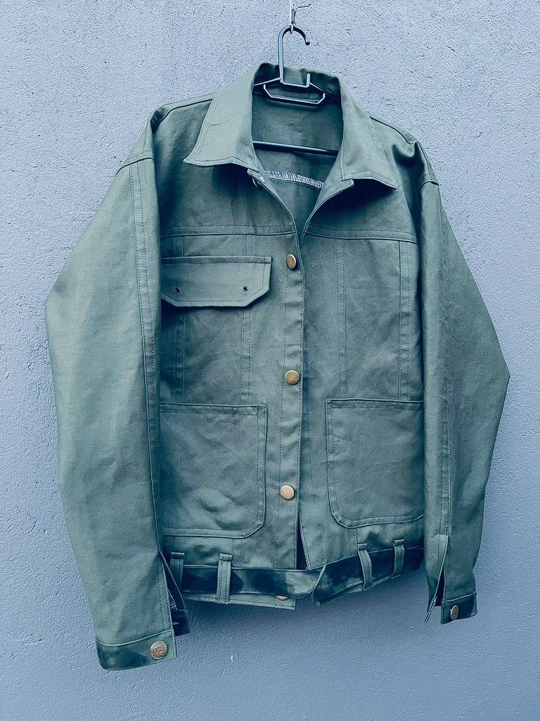 Bought this today to make a Jean, but ended up making a jacket