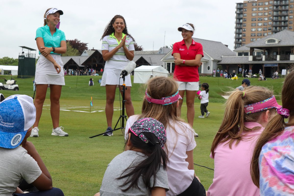 LPGAGirlsGolf's tweet photo. Thanks to #GirlsGolf alums Lauren Hartlage and @amandadgolf for stopping by and answering all our questions!

Shoutout to our moderator @sies_the_day17 💖

#LittleGirlsBIGDreams | @LPGAfounders https://t.co/zNnRrhyGkA
