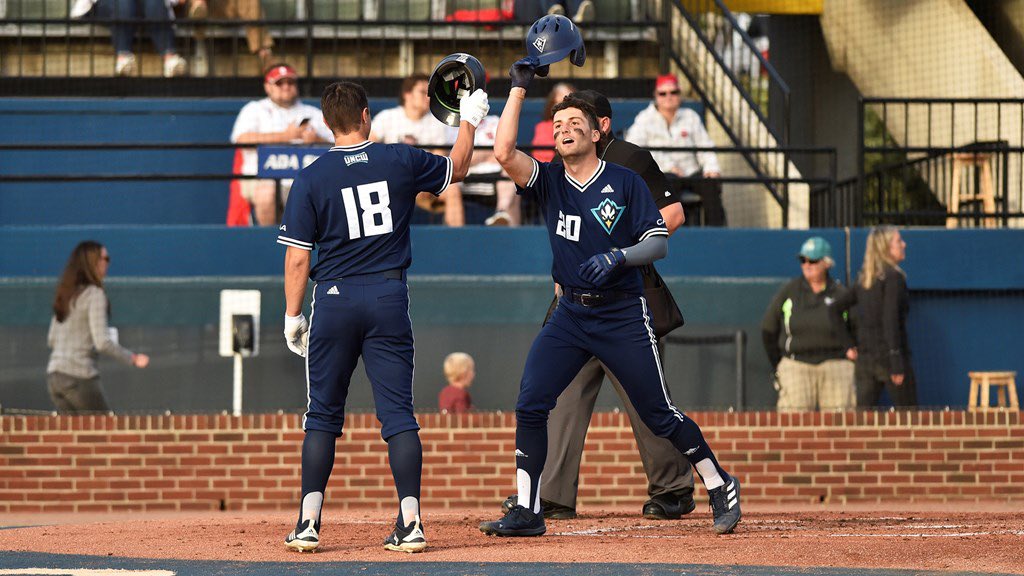 CAASports's tweet photo. With today’s win @UNCWBaseball has clinched a spot in the #CAAChamps field https://t.co/veNCzB4uUa