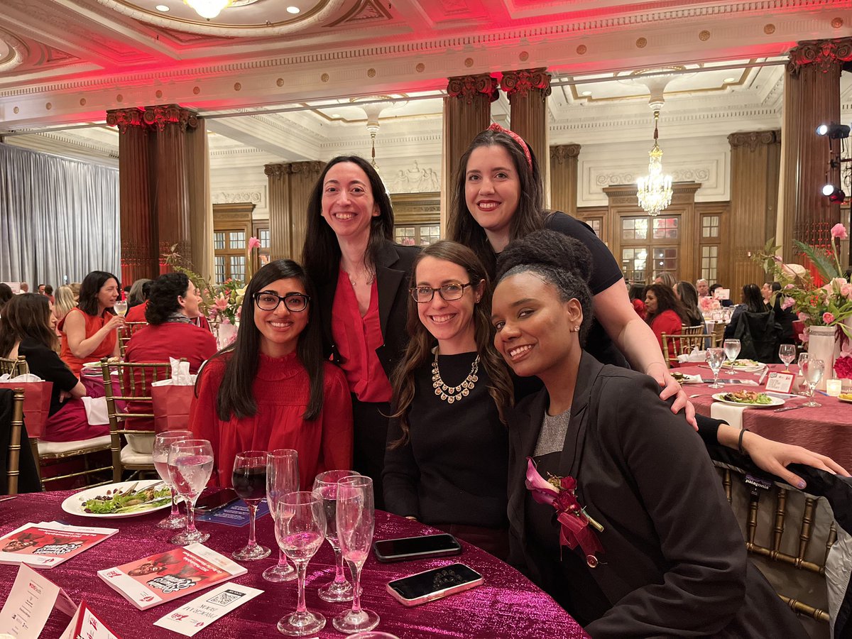 PennCVFellows's tweet photo. Such an honor to be part of Go Red for Women luncheon 2022! @PennCVWomen @eberly_lauren @meganfburke @NorrisaHaynes @MeshalSoni @MichelaFaggioni #goredforwomen #womenincardiology #AHA https://t.co/U7Dt4BRt0S