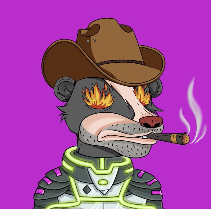 Retweet for a chance to win this nft from <a href="/RabidBadgersArt/">Rabid Badgers | MINT IS LIVE - LOOTPAD</a>