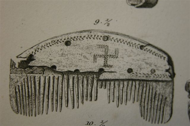 Pgrino1969's tweet photo. @NebitanCoek @LovelySocialist @qwe_700 @DagnyTaggart369 Very incorrect. It's been known for millennia. Here's a comb found in Denmark dating to 3rd - 4th century, and an Anglo-Saxon urn from 5th - 6th century. https://t.co/bjqOiQp7Su