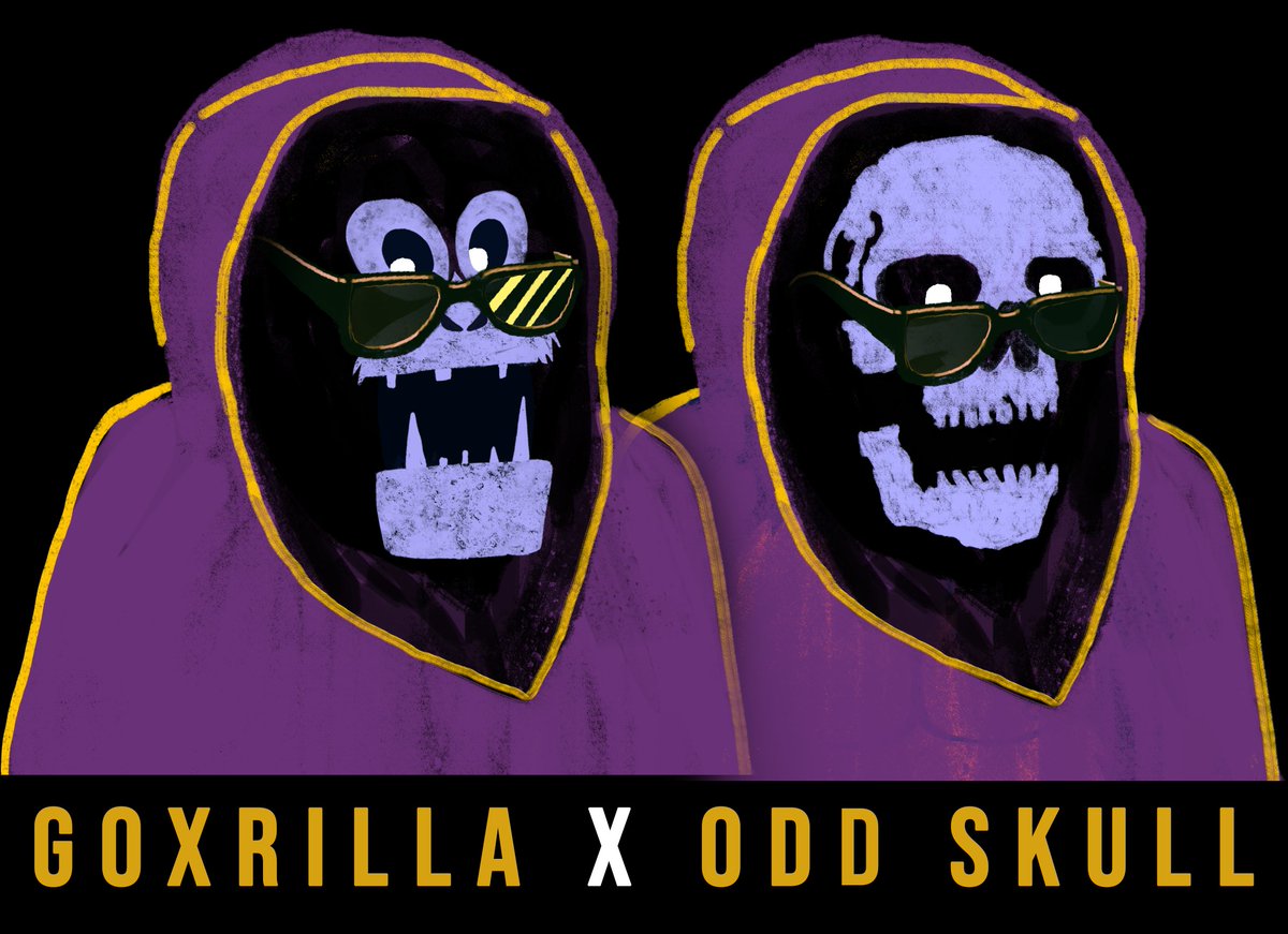 goxrilla's tweet photo. Here is a work in progress / sneak peek for the next collab w/ @OddSkull_  🔥🦍🤝💀🔥
Auction date to be announced soon
Hope you have a wonderful Saturday! https://t.co/bSvIeOWMkf