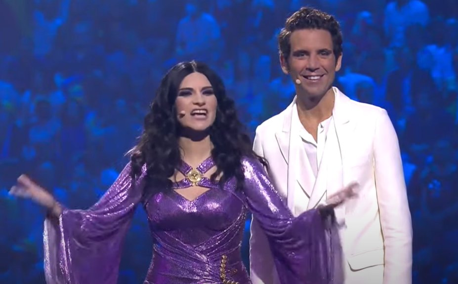 Ilyoala's tweet image. Didn't know Agatha the witch from Wandavision had infiltrated #Eurovision