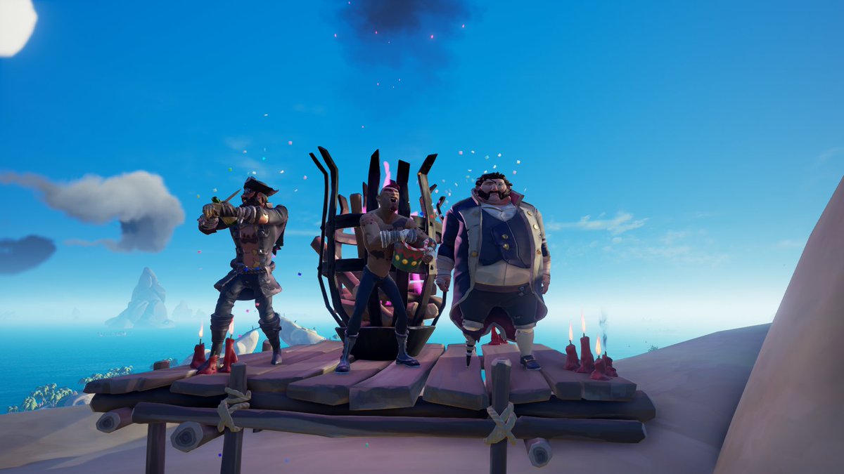 RaceOfLegends's tweet image. The Race of Legends is live!

⚓️We're celebrating @SeaOfThieves community day with a clip contest (win an Obsidian Capstan)

💧Drops are live (Gilded Phoenix Banjo)

📺 Watch here on Twitter, YouTube or Twitch!

#BeMorePirate #SeaOfThievesCommunityDay

Headwinds vs Megalogon!