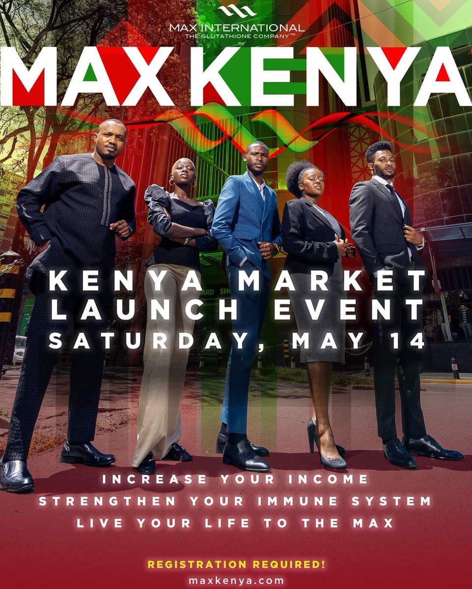 ozzieJab's tweet photo. Max international develops and distributes proprietary and patent-protected nutritional supplements, weight loss, and beauty products have today set up offices in Nairobi as their main hub for the East African Market. #MaxInKenya https://t.co/9VyKbp1GqC