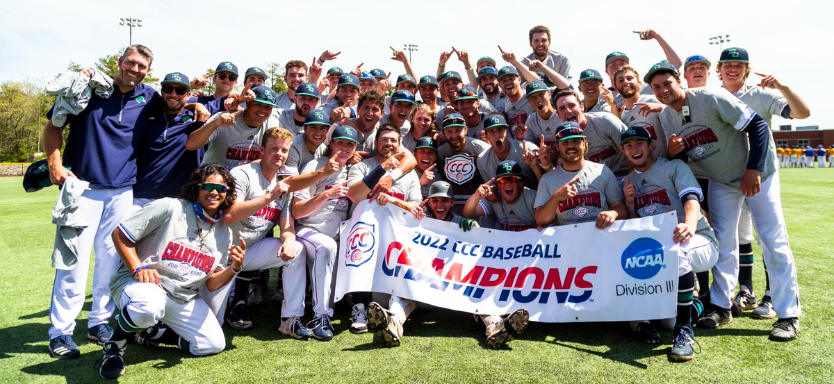 CCC CHAMPS! No. 20/21 <a href="/EndicottBASE/">Endicott Baseball</a> Tops WNEU To Claim League Title, 4-1 

STORY ➡️ bit.ly/3FJYrjf 

NOTES
* 7th @CCC_Sports 🏆 in program history
* 4-0 in tournament play