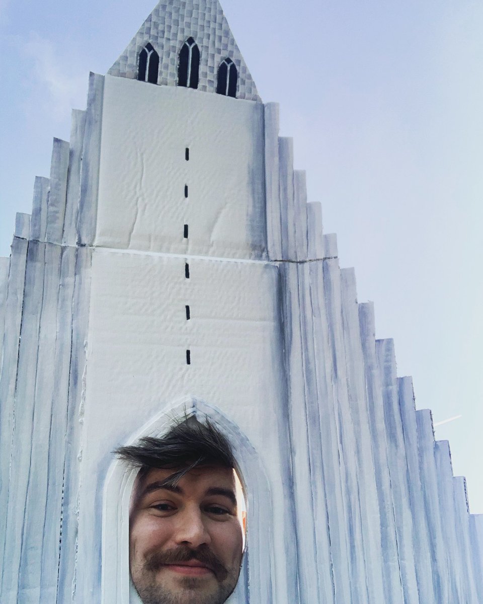 ItsTippingTime's tweet photo. @bbceurovision Annual party and this year we’re architectural #hallsgrimskirkja https://t.co/j3nE358NZn