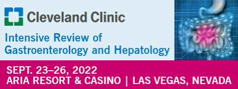 Join us in Las Vegas, NV Sept. 23-26, 2022 for the Intensive Review of Gastroenterology & Hepatology course. Earn up to 30.5 CME credits/MOC points. Register today bit.ly/IRGH2022Reg. @ScottGabbardMD @CLindenmeyerMD @JessPhilpottMD @MRegueiroMD @CleClinicMD #GIBoardReview