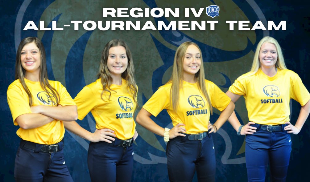 RVC_Softball's tweet photo. Congrats to our Region IV Tournament Selections: 
🏅Scout Kram
🏅Kaitlin Stefek
🏅Jenna Turner
🏅Maddy Carlson
🏅Coach Monroe &amp; Coach Marquez
#FareWell2or🎱 https://t.co/fN81RtU3hS