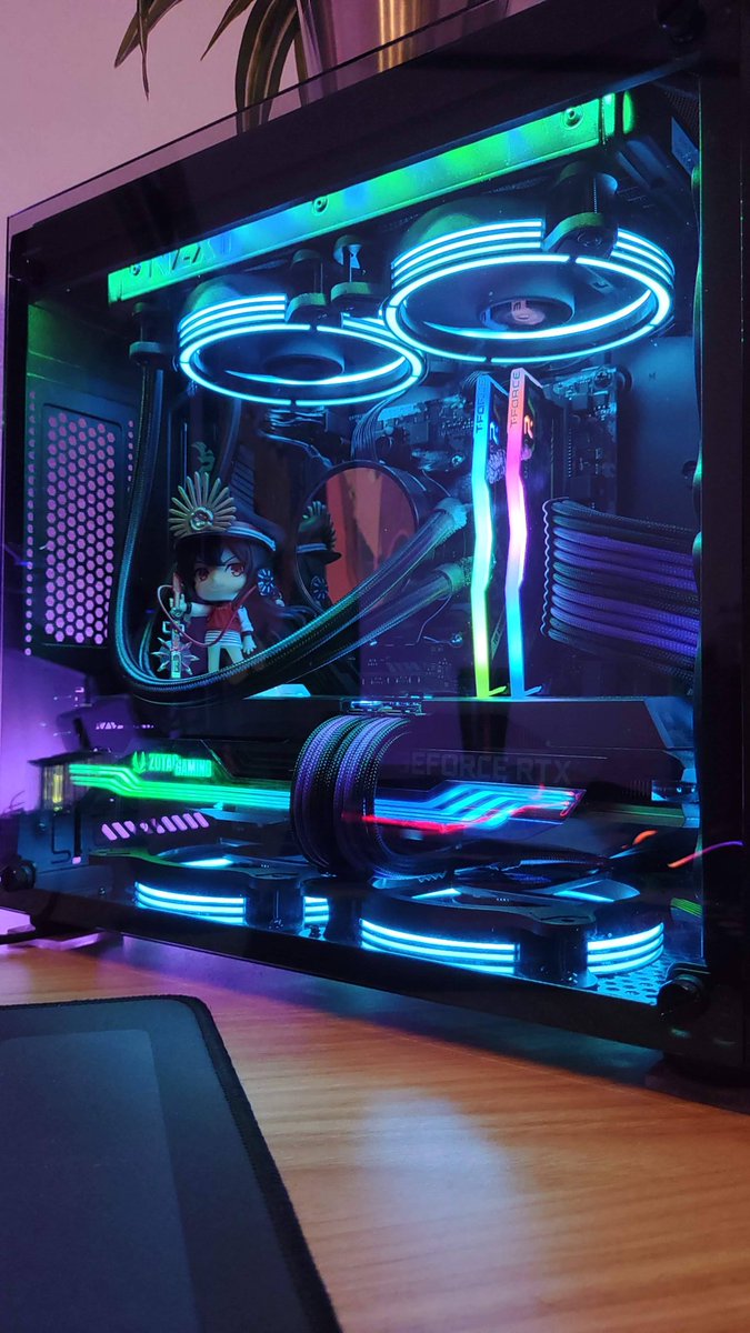 ZOTACRussia's tweet photo. Просто, и со вкусом 😍

#ZOTAC #ZOTACGAMING #PcSetup #Battlestation #Anime #GamingPC #RTX30 #GPU #GraphicsCard #AMPHolo https://t.co/In83PZnC8p