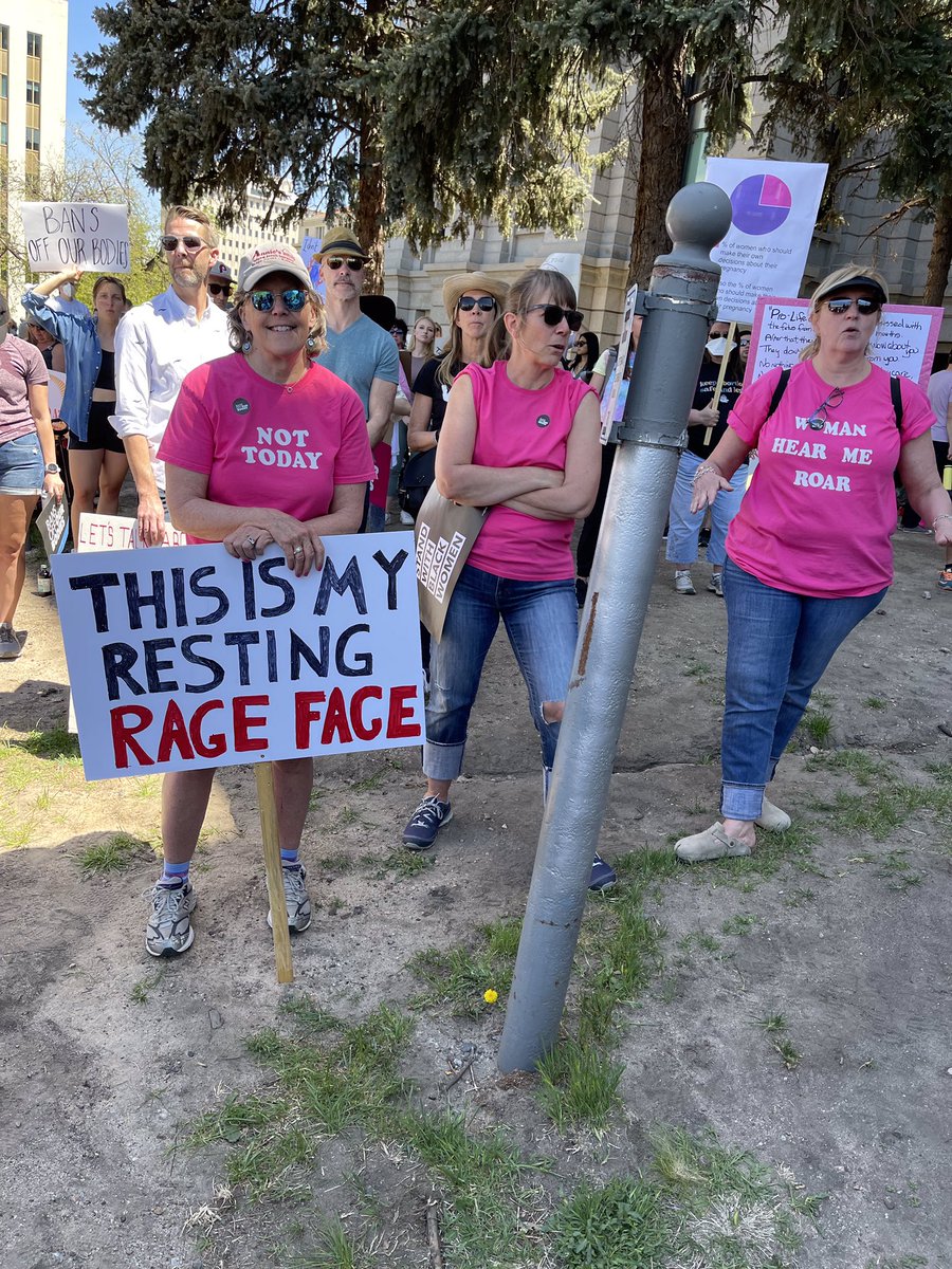 MezcalMama's tweet photo. Today in #Denver. #MarchForRoe #BansOffOurBody
I have used my damn “Keep Fundies Out of My Undies” sign TOO MANY TIMES 🤬 We will NOT allow a small, noisy contingent of wackadoodles to control us, our bodies, or our futures. We. Will. Prevail. #FightBack https://t.co/uLSbOPyq1U
