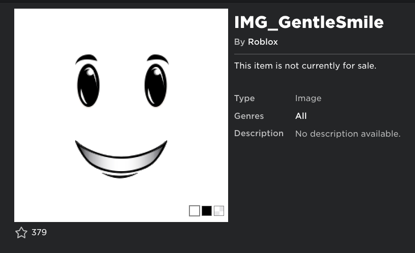 Huh so it's called gentle smile : r/roblox