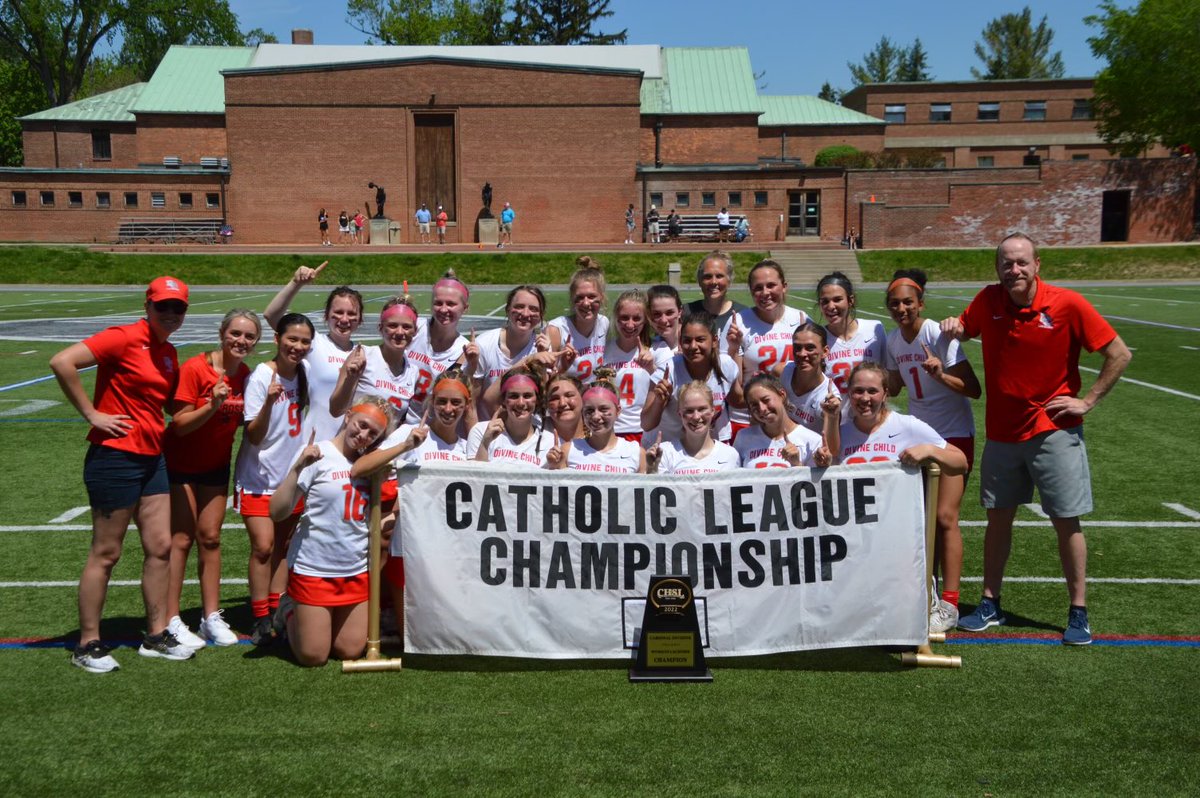 DivineChildAthl's tweet photo. Catholic League Girls Lacrosse Champs https://t.co/PgYmzU8MCl
