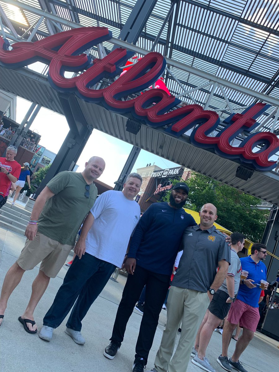 Great to see some of 2018 Blazer football coaches. Proud of each them and all the others who have come thru Valdosta State. #onceaBlazeralwaysaBlazer