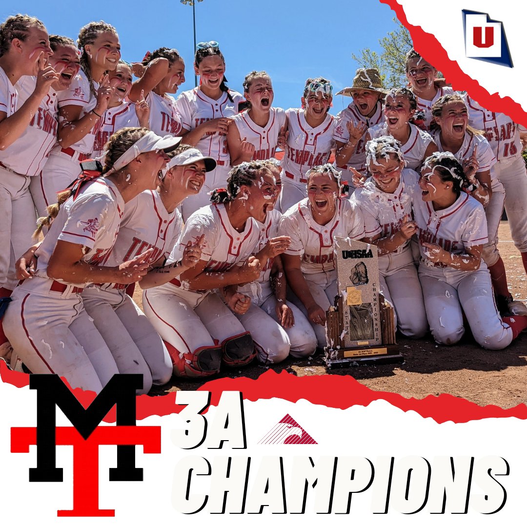 UHSAAinfo's tweet photo. Congrats to @highmanti, your @MountainAmerica 3A softball champion! 🥎 #PlayPerformCompeteTogether https://t.co/NkRKud3AjT