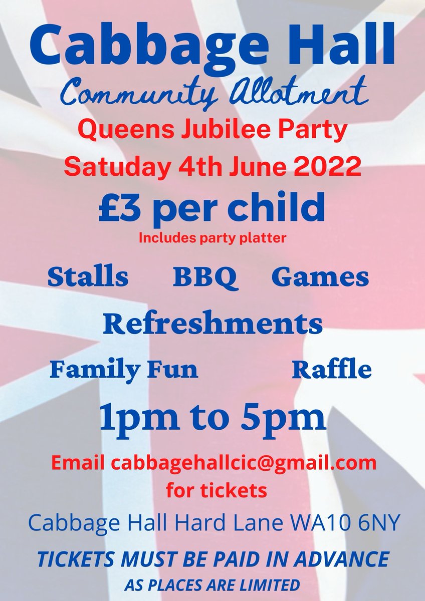 Busy time over the next couple of weeks. 
#cabbagehallcic #StHelens #community #celebration #allotmentlife #growing