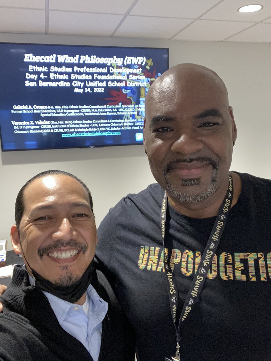 PicoTrojan's tweet photo. @MagicJohnson  do you remember this man?  Mr. Gerry (can do no wrong)  Wright!  A blast from the past, he is going through our Ethnic Studies training!  #culturalproficiency #equitytraining @SBCountySchools @SB_CitySchools https://t.co/xEs3lhQIto