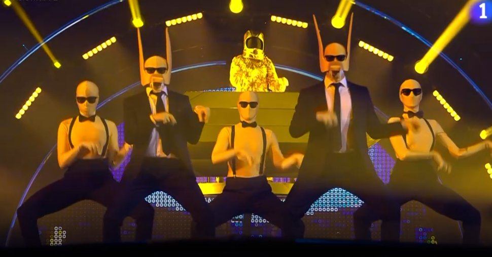 PabloDurCan's tweet image. De momento este es el resumen: 

- Pescanova ft. Pennywise
- Cathyvipi
- Los del grupos 4 con la célula eucariota
- Muchos post it

#ESC2022 #Eurovision