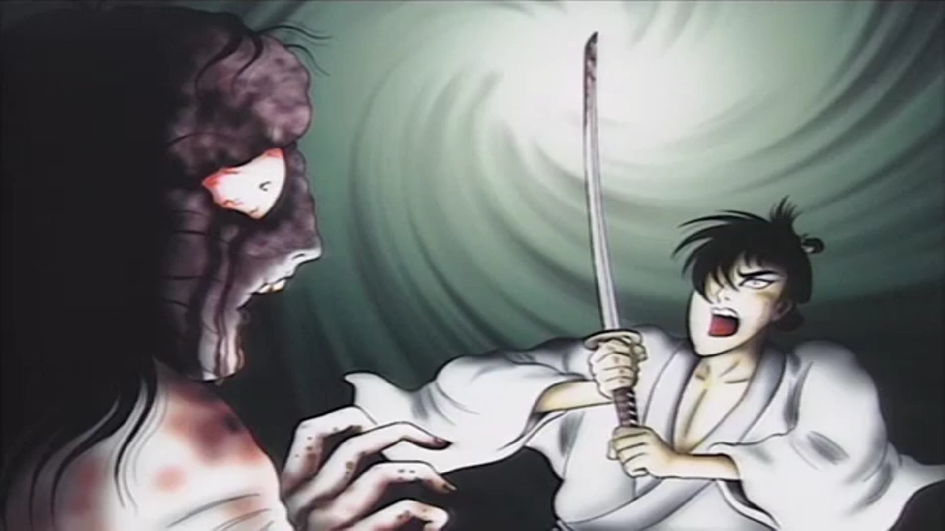 畷左門 日野日出志先生 Hino Hideshi の描くova 東海道四谷怪談 00 を鑑賞 日野先生が描く美しく 躍動感が溢れ 恐く 悲しいイラスト 何枚描いたんでしょう 力作 をストップモーションアニメにした傑作 大変面白かったです お岩の声が戸川京子