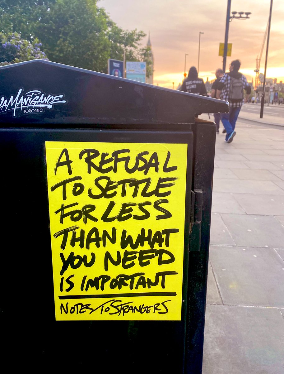 Powerful words on the street 👇🏾