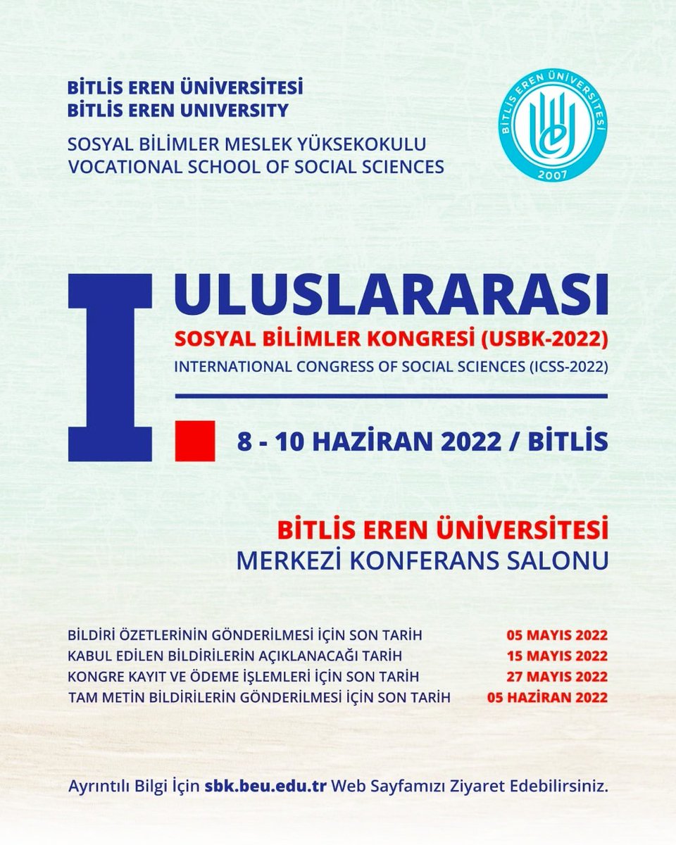 38_ozden's tweet photo. I. Uluslararası Sosyal Bilimler Kongresi... https://t.co/L3NnqA5GBa
