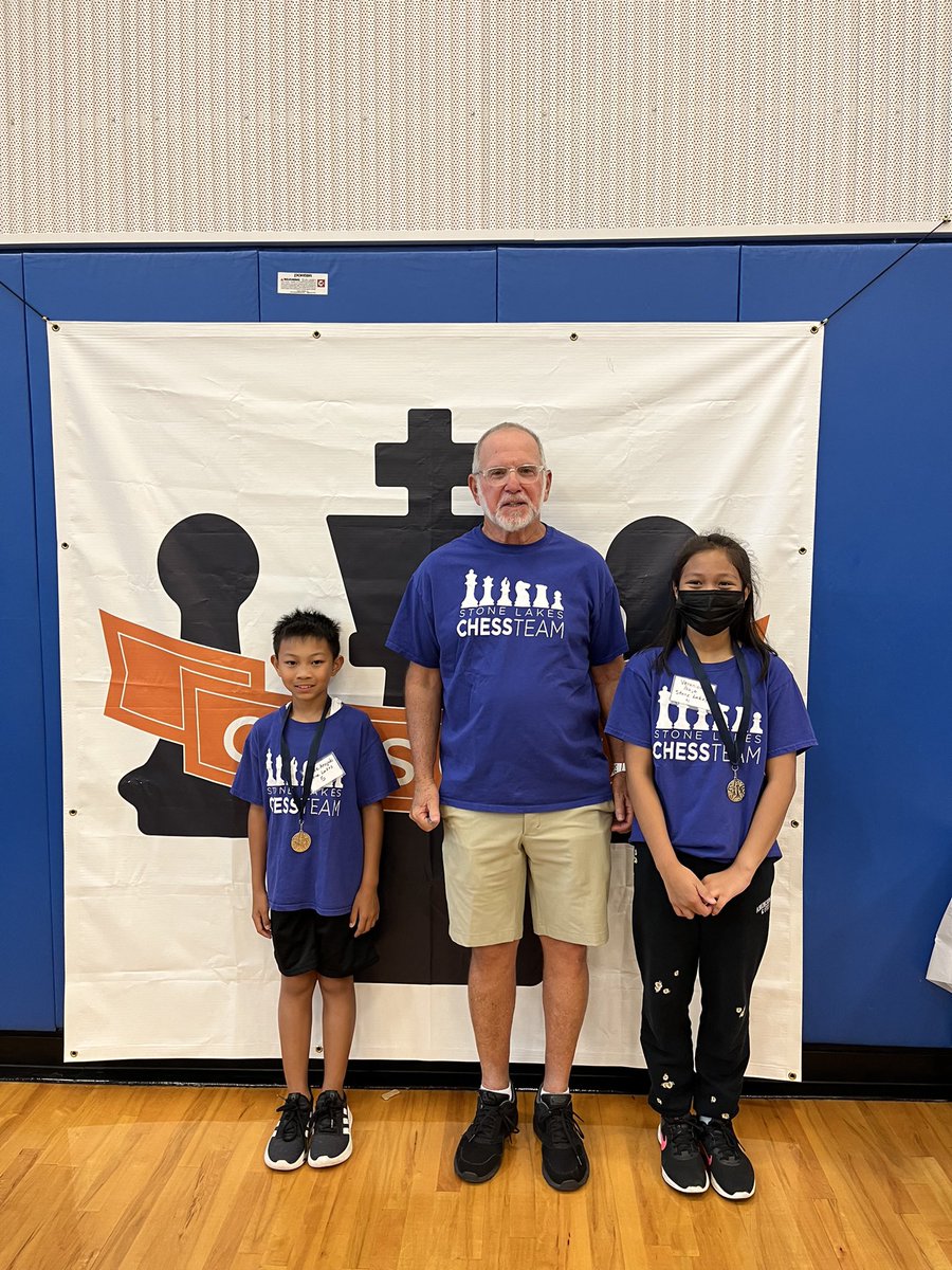 StoneLakesOCPS's tweet photo. Congratulations to Veronica Bajo who won 2nd place for grades 3-5 at the CDLocps Chess Tournament today. She and Wade made Coach Larry and Stone Lakes proud! #CDLocps #stonelakeschess #innovationOCPS #stonelakesOCPS https://t.co/n7TcJCahCE
