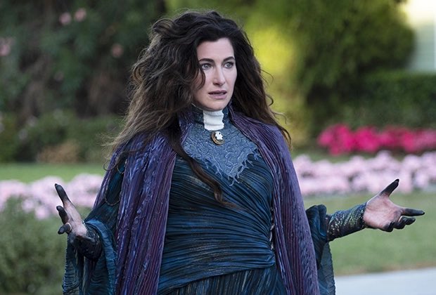 MattHighton's tweet photo. Been bugging me all night who the presenter reminds me of. Turns out it was Agatha all along!#Eurovision https://t.co/gsR6yB8EHI