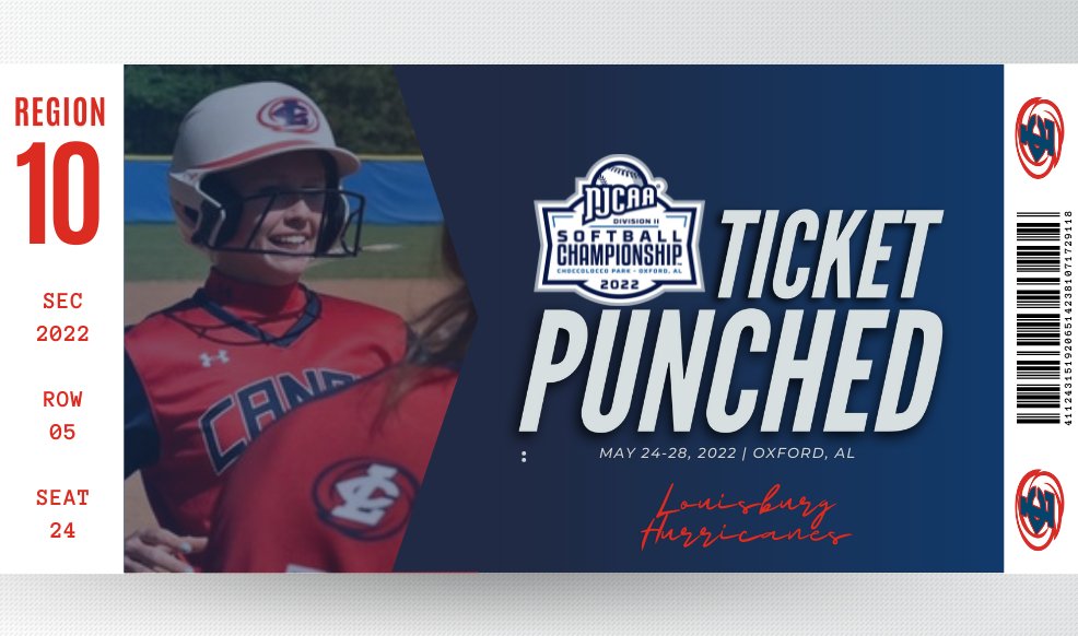 NJCAASoftball's tweet photo. Just keep winning! 🎟️👊

Louisburg wins its 44th consecutive game and claims the South Atlantic District title, clinching a spot in the 2022 #NJCAASoftball DII Championship!

https://t.co/kI3BBLgMpA https://t.co/3BzcrVDNYE