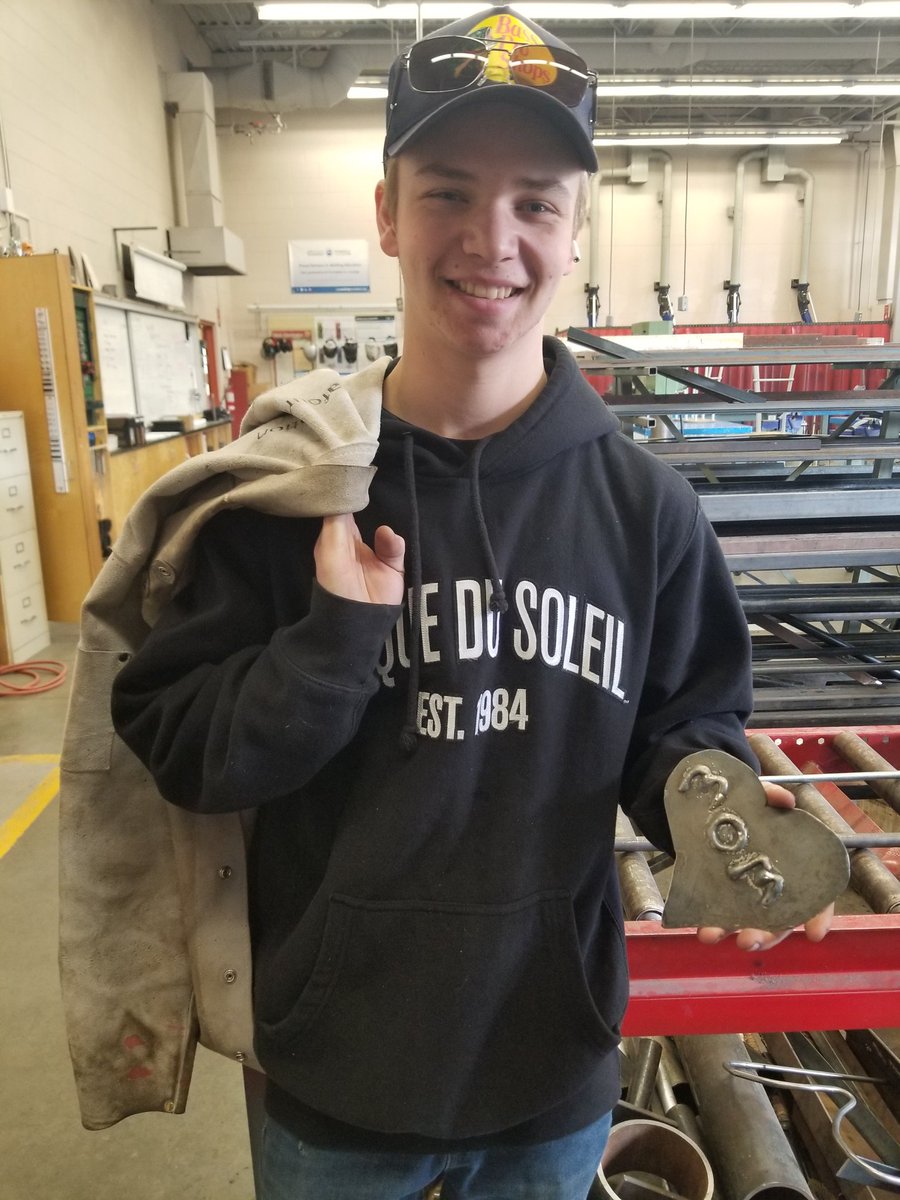SD27_ADST's tweet photo. Last month I was reassigned to cover our school's metalworking program full time. Although I miss the adventures of our ADST and careers programs, providing opportunity for SD27's students has always been my objective! ~Alana https://t.co/McN802Vdwn