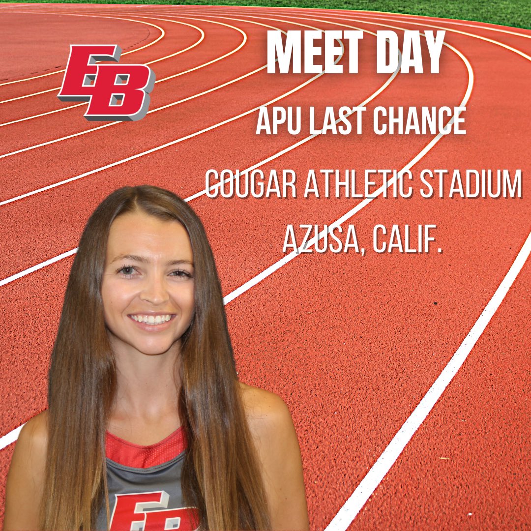 East Bay Pioneers (@eastbaypioneers) on Twitter photo MEET DAY!
Chase Worthen competes in the women’s 1,500 meters this evening for <a href="/CSUEB_XCTF/">East Bay XC and T&F</a> in the APU Last Chance meet!
📍Azusa, Calif.
🏟 Cougar Athletic Stadium
📈 finishedresults.trackscoreboard.com/meets/10535/ev…
#BuildTheBrand MEET DAY!
Chase Worthen competes in the women’s 1,500 meters this evening for <a href="/CSUEB_XCTF/">East Bay XC and T&F</a> in the APU Last Chance meet!
📍Azusa, Calif.
🏟 Cougar Athletic Stadium
📈 finishedresults.trackscoreboard.com/meets/10535/ev…
#BuildTheBrand