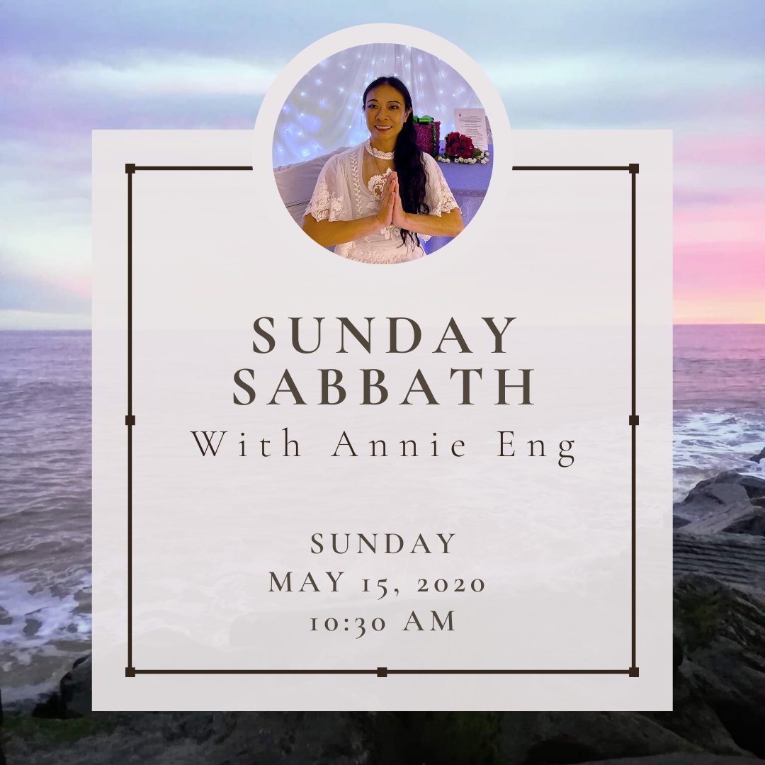 CosmicCenterOSL's tweet image. Join Rev. Annie Eng tomorrow for our Sunday Sabbath!

Sunday, May 15th | 10:30am EST
In Person or Zoom 

Zoom Registration:
zoom.us/webinar/regist…