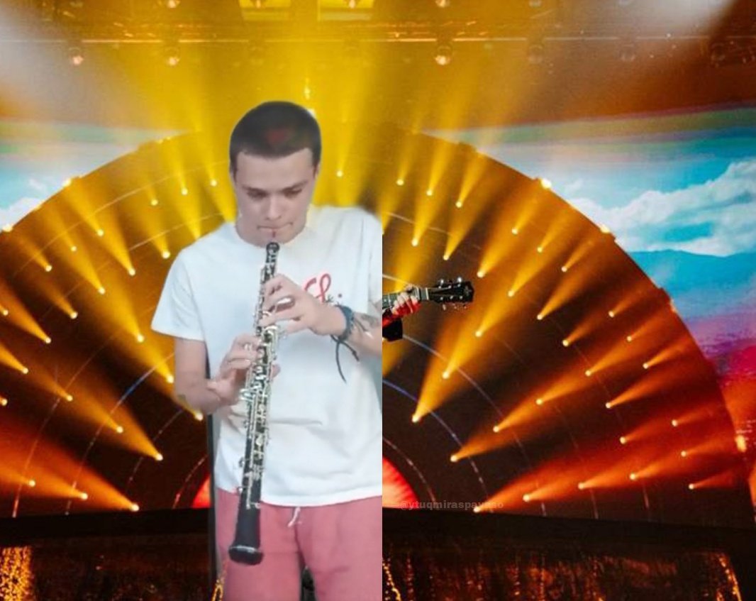 555litaa's tweet photo. No sabía que tocabas @follacamiones24 ojalá ganes 🥰🥰 #Eurovision https://t.co/9I8kHDSzju
