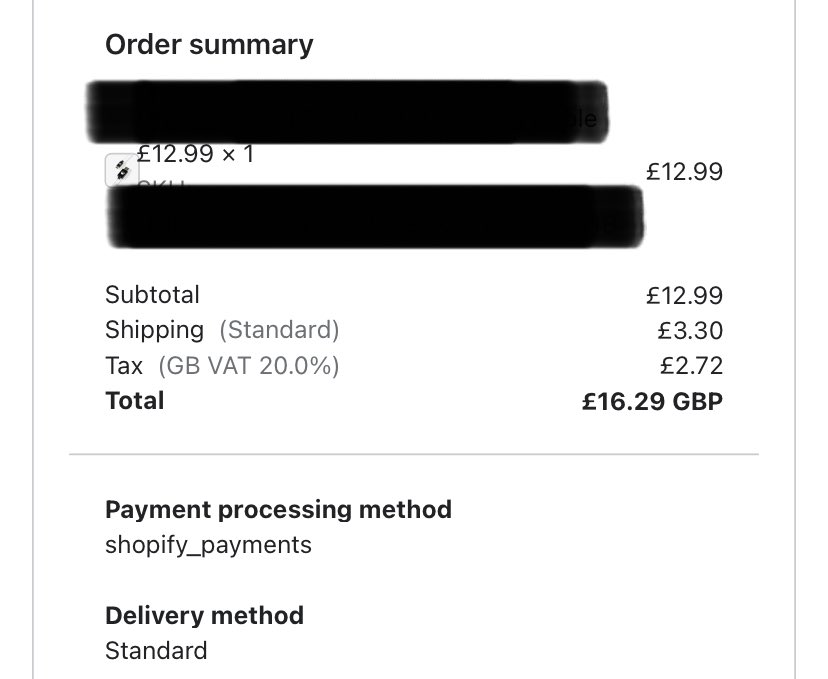 1st ever order off my website! 🕺

Massive moment for me 😀