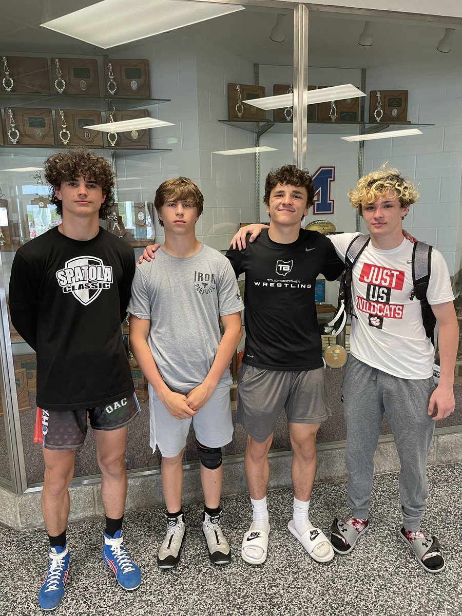 Putting some work in up at Marysville. Creager 1/2, Reed 6, Berry 1, Stephens 2. #holdfast #wildcatrising