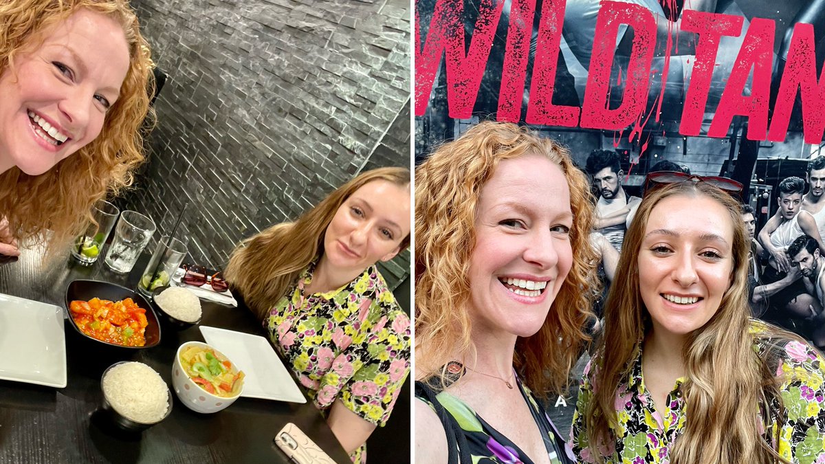 lizbayleyphysio's tweet photo. Date night with @kypkyp 🍜🥂
Thai and Tango at The Peacock Theatre 🦚🎭
#WildTango is INSANELY GOOD!!! @Sadlers_Wells https://t.co/s7YJg6i56E