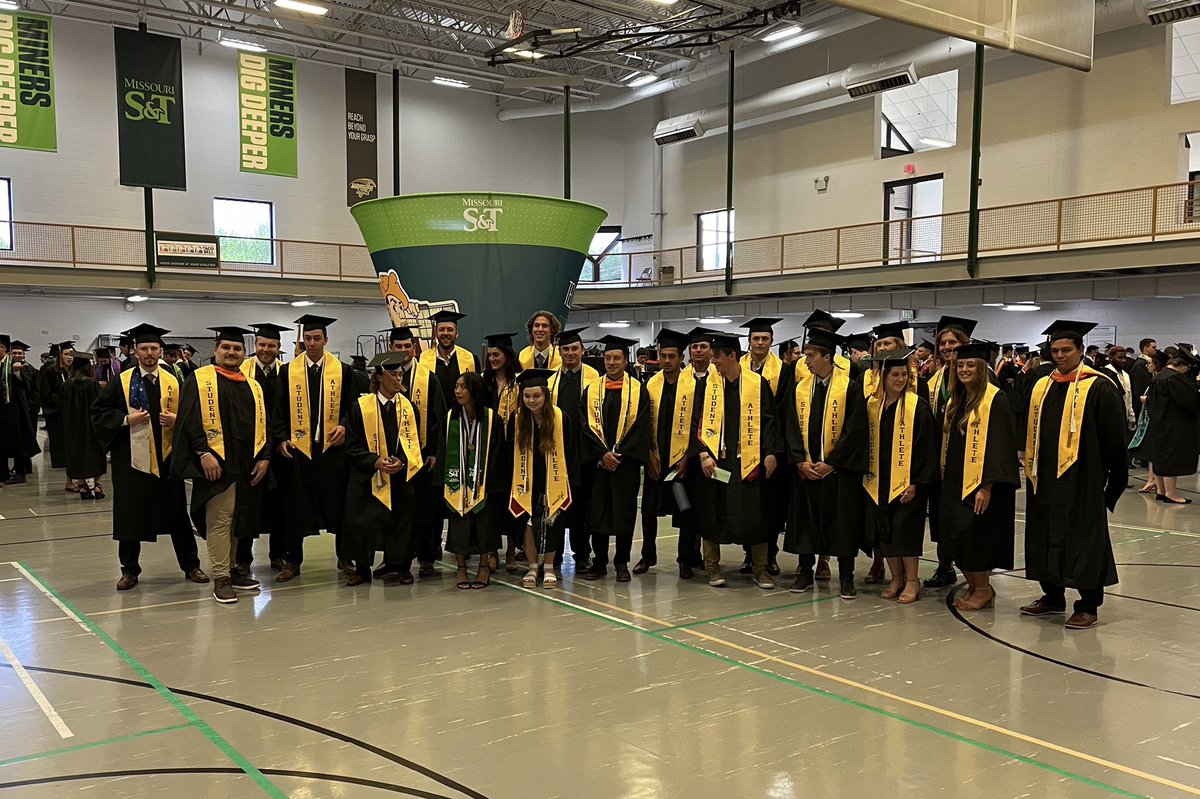 MissouriSandT's tweet photo. Congratulations, Miners! ⛏️ #MinerPride https://t.co/CTw6agNTlW