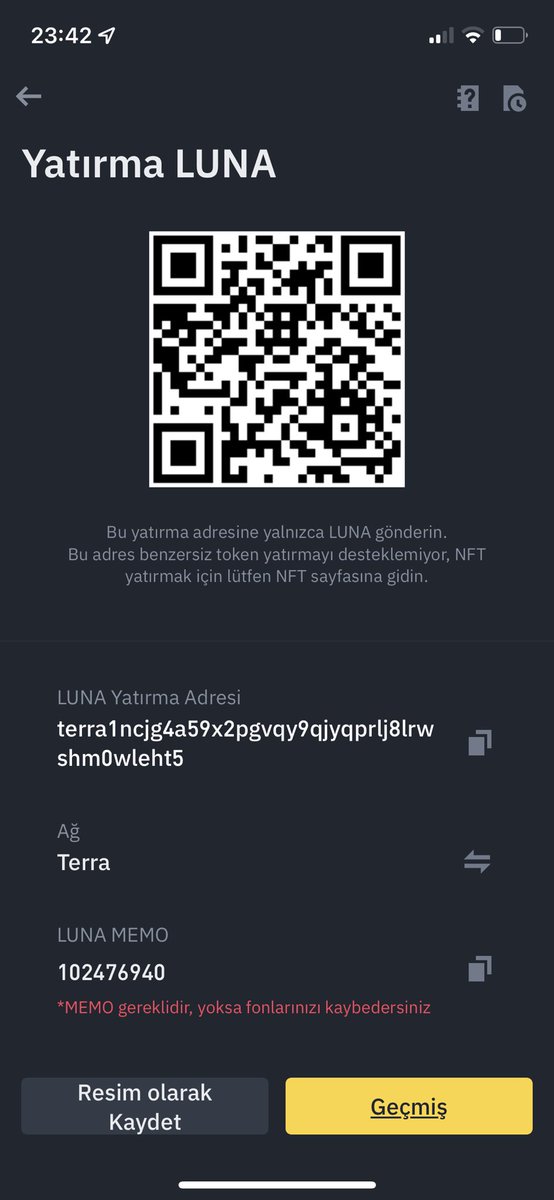 CihanBayrak92's tweet photo. @LunaTerraLabs @Investments_CEO terra1ncjg4a59x2pgvqy9qjyqprlj8lrwshm0wleht5   Memo : 102476940 https://t.co/FKTkmbxdh8