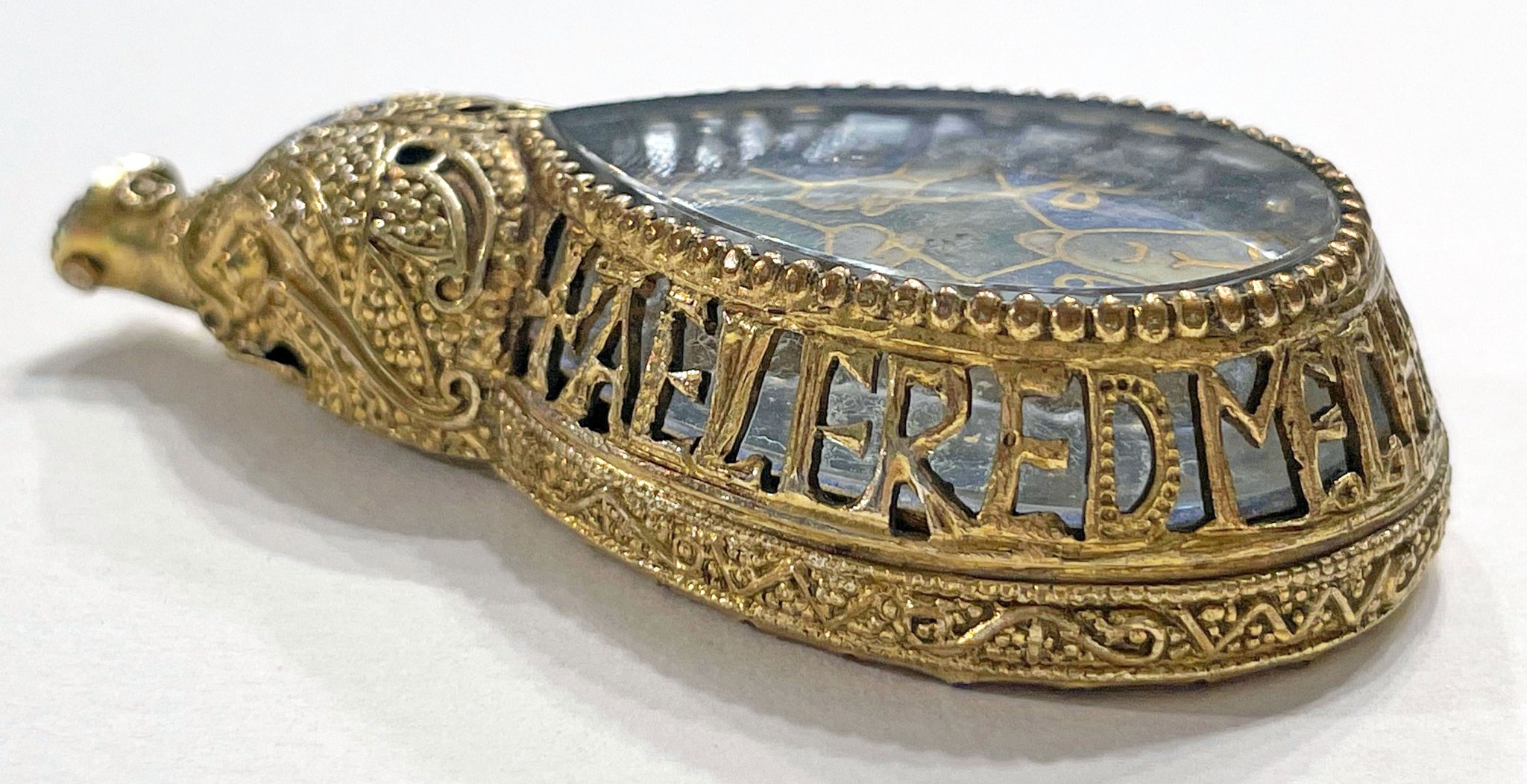 Incunabula on Twitter "The bordering text, “AELFRED MEC HEHT GEWYRCAN