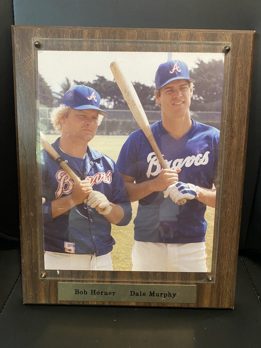 DrNathan23's tweet photo. @DaleMurphy3 any chance to get you and Bob Horner together for a signing and a picture?  I’ve had this since I was a kid and it would mean the world to me! https://t.co/yuNNIuYUH7
